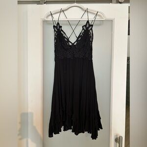 Urban Outfitters Black Knit Summer Dress